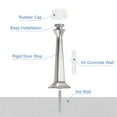 thumbnail image 4 of Tope de Puerta 4Uds Tope de Puerta Rígido de Aleación de Zinc con Tornillos Y Tubo de Expansión Tope de Puerta con Punta de Goma Suave para Proteger Pared Puerta Níquel, 4 of 7