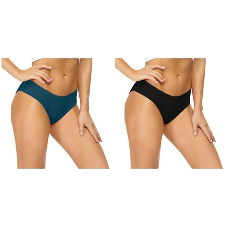 (2-Pack) Kcodviy Women s Black Low Waisted Swim Bottoms for Women Plus Size Bikini Bottoms Retro Basic Maternity Swim Bottoms Leopard Full Coverage Swimsuit Mid Swim Wear Female Bottoms Waist Bathin