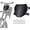 Imitation Carbon Fiber, variant on Universal Ebike Electric Dirt Bike Number Plate with Straps-Black