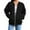 *Black, variant on ClodeEU Womens Zip Up Sweatshirts Jacket ,Long Sleeve Sweatshirt ,Casual Loose Coats With Pockets Pink,Womens Plus XXL