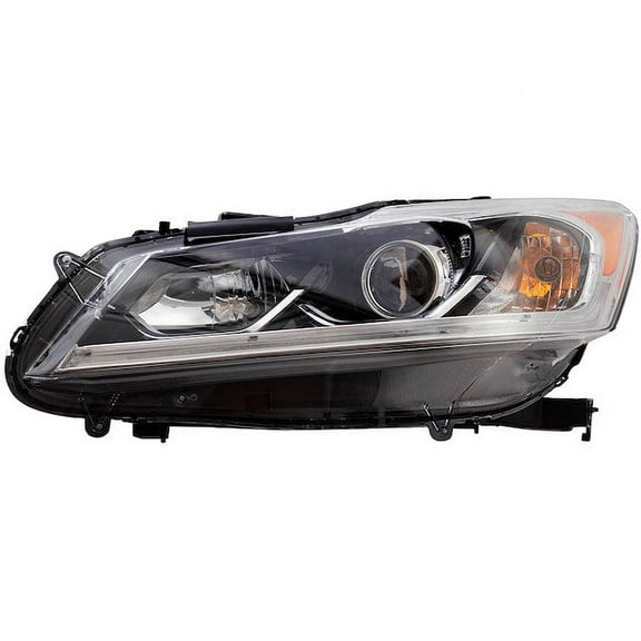 Left Headlight Assembly - Compatible with 2016 - 2017 Honda Accord Sedan 4-Door