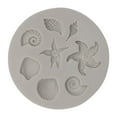 thumbnail image 1 of Modelo de silicona temático de mar proyectos de artesanía de novedad de bricolaje de de arte reutilizables Herramienta de fabricación de manejo, 1 of 8