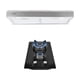thumbnail image 1 of Campana de cocina acero inoxidable 60cm Thory + Parrilla de gas 2 quemadores cristal 32cm Cetus Odipo Campana Pared, 1 of 4