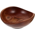 thumbnail image 4 of Wood Salad Bowl Set Wood Fruit Bowl Decorative Snack Dish Home Essentials, 4 of 7