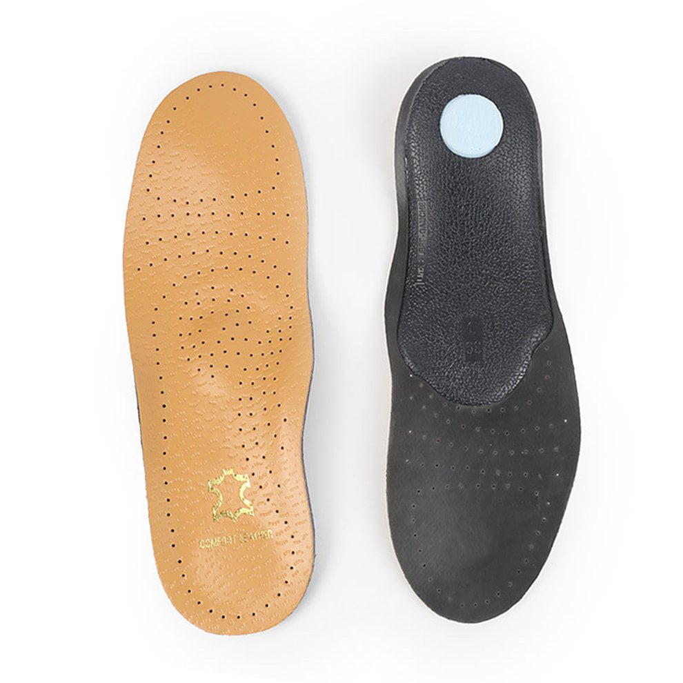 New Arrival Men And Women Leather Orthotic Insoles Flat Feet and Arch ...