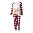 thumbnail image 4 of Fiomva Christmas Family Matching Pajamas Long Sleeve Pj Set Festival Party Sleepwear with Button S-XXL, 4 of 10