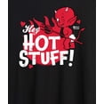 thumbnail image 3 of Hot Stuff - Hey Hot Stuff - Women's Oversized Graphic T-Shirt, 3 of 5