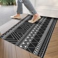 thumbnail image 4 of Bohemian Retro Floral Non-Slip Entryway Door Mat,Boho Indoor Decor Durable Low Plush Door Mat,Washable Welcome Rug for Patio Hallway Home Decor 17x30 Inches, 4 of 7