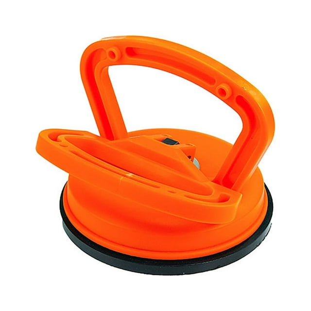 Suction Cup Single Claw Pulling Sucker for Handling Ceramic Tile Glass Large Size Pull Sucker for Automobile Concave Repair Orange