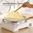 thumbnail image 6 of Nonstick Pan with Spreader, 8 Inch Flat Pan for Roti Indian Griddle Pan Dosa Pan, Tawa Dosa Tortilla Pan Induction Compatible - White, 6 of 8