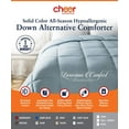 thumbnail image 4 of Cheer Collection All Season Down Alternative Hypoallergenic Comforter, 4 of 5