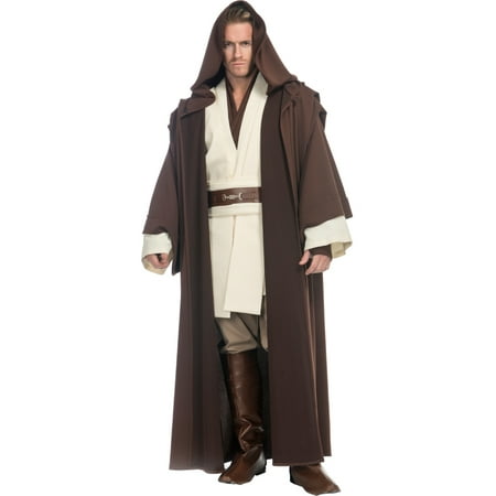 Adult's Mens Premuim Star Wars Obi Wan Kenobi Jedi Robes Costume