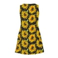 thumbnail image 5 of Womens Sleeveless Floral Sundress Casual Summer Dress Beach Vacation Dress Lightweight A-Line Tank Dresses, 5 of 6