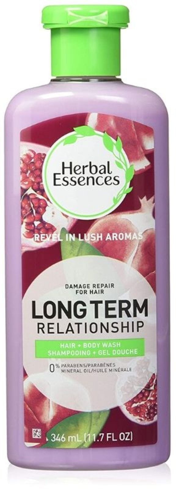 Herbal Essences Long Term Relationship Shampoo Plus Body Wash, 11.7 Oz