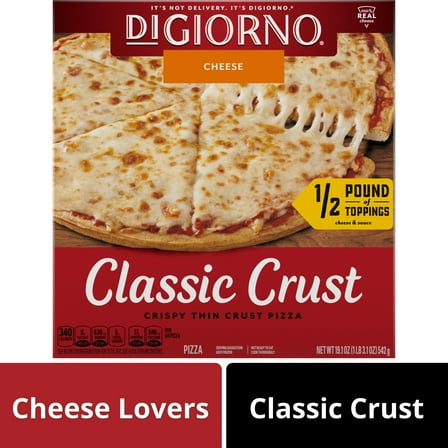 DiGiorno Classic Crust Cheese Pizza, 19.1 oz (Frozen)