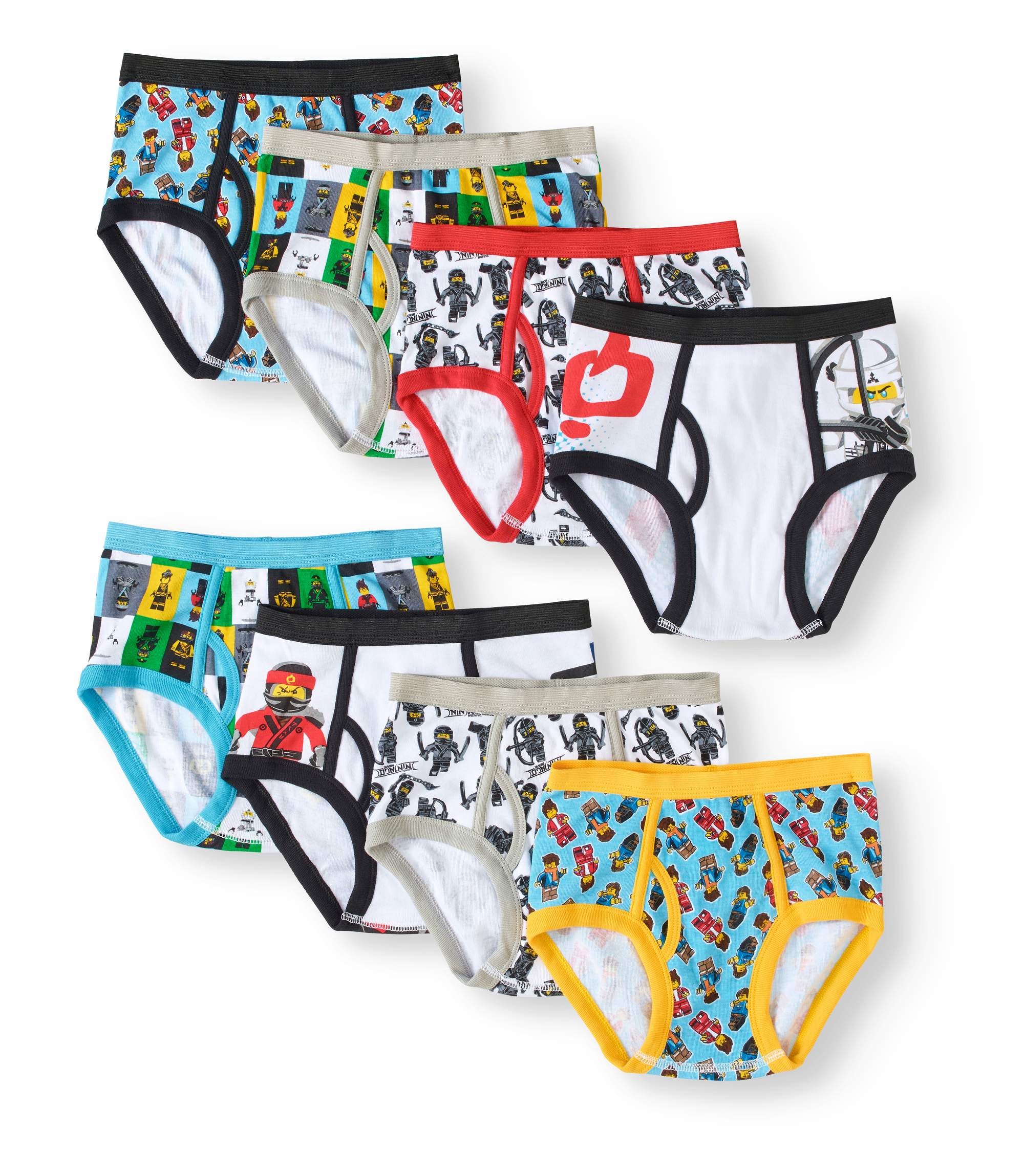Batman Character 6 Pack With 2 Bonus Pairs Size L: 3 Little Kid- 9 Big Kids