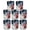 8pcs, variant on Zlinib 250th Anniversary Whiskey Bottle Glass, 2026 USA Heritage Commemorative Decanter Patriotic for Bourbon or Wine Independence Day Home Bar Glasses Father Dad Veteran Gifts