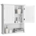 thumbnail image 1 of Mueble de baño montado en la pared COSTWAY con puertas dobles (blanco), 1 of 9