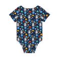 thumbnail image 5 of Balery Space Dog Pattern Baby Climbing Clothes Infant Bodysuit Cute Infant Bodysuit Baby Romper-6 Months, 5 of 7