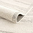 thumbnail image 6 of Hauteloom Munich Modern Farmhouse Living Room Bedroom Dining Room Area Rug - Casual Boho Look Carpet - Bohemian Neutral Minimalist - Bone, Cream, Beige, Grey, Light Gray - 5'3" x 7', 6 of 17