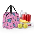 thumbnail image 5 of Vibrant Secret Door Art Lunch Bag Insulated Lunch Box Work Gym Leakproof for Adults and Teens, 5 of 6