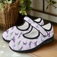 thumbnail image 6 of Psesaysky Butterfly Printed Casual Shoes for Ladies Comfortable Velcro Sneakers Walking Shoes for Female Students Size 5.5-10, 6 of 7
