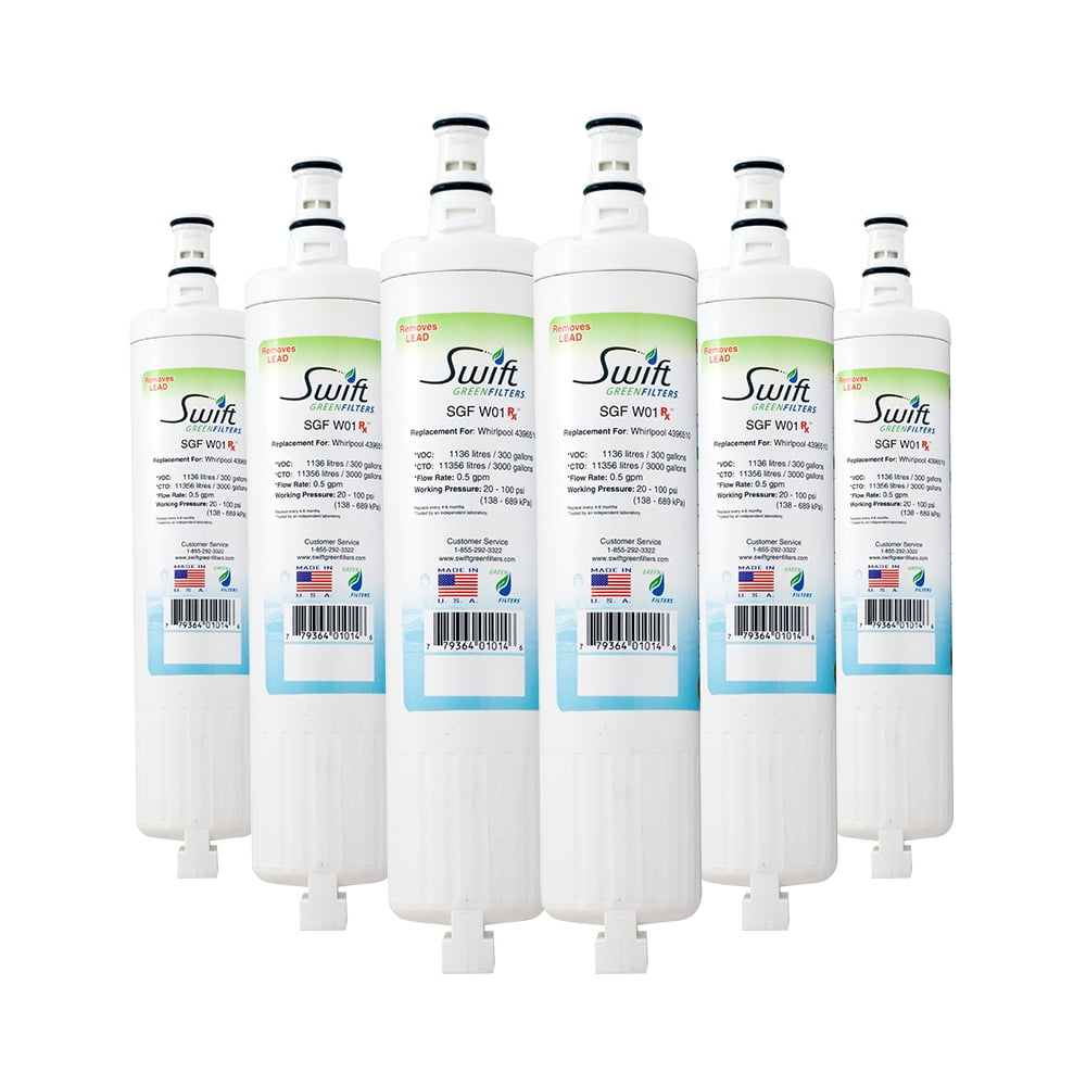 Swift Green Filters SGF-W01 Rx-2P Replacement for Whirlpool 4396508 Water Filters(Pack of 2)