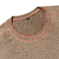 thumbnail image 5 of Workout Shirts for Men Athletic Running Gym Quick Dry Short Sleeve Performance Moisture Wicking T Shirt Khaki, 5 of 7
