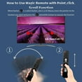 thumbnail image 3 of for LG TV Remote Control Replacement MR21GA, for All 2019-2023 LG Magic Remote Control for Smart TV, for UHD OLED QNED NanoCell 4K 8K Smart TV with Pointer and Voice Function, 3 of 6