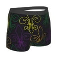 thumbnail image 3 of Disketp Mardi Gras Carnival Men'S Boxer Briefs,Soft And Breathable Cotton Underwear With Comfortflex Waistband, 3 of 8