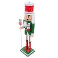 thumbnail image 4 of WEUVEB Wooden Nutcracker Puppet Christmas Decor Multi 1-Pack Holiday Decoration Figurine, 4 of 8