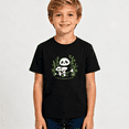 thumbnail image 2 of Boys Graphic T Shirt Cute Panda Family Short Sleeve Kids Tee Animal Lover Style 100% Cotton Soft Child Tops 4-13Y, 2 of 5
