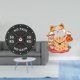 thumbnail image 2 of Reloj de pared con diseño de gato 3D creativo, silencioso, decorativo, para gimnasio, oficina, dormitorio, cocina, culturismo, entrenamiento, levantam, 2 of 8