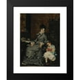 thumbnail image 2 of Pierre Carrier-Belleuse 15x18 Black Modern Framed Museum Art Print Titled - Young Mother (ca 1881), 2 of 5