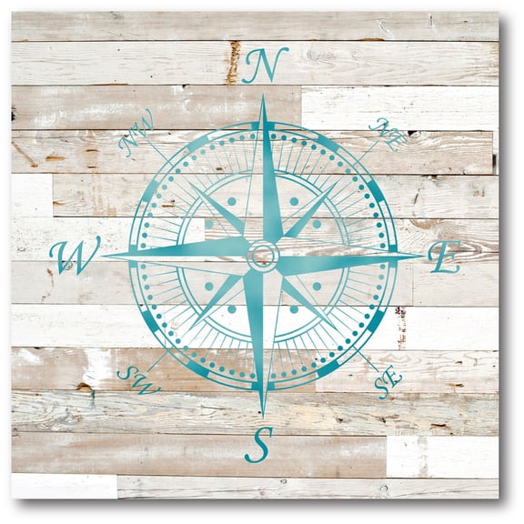 Nautical Compass Gallery-Wrapped Canvas Wall Art