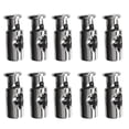 thumbnail image 2 of GUOOL 20 Pieces Zinc Alloy Single & Double Holes Cord Locks Drawstring Buttons Rope, 2 of 9