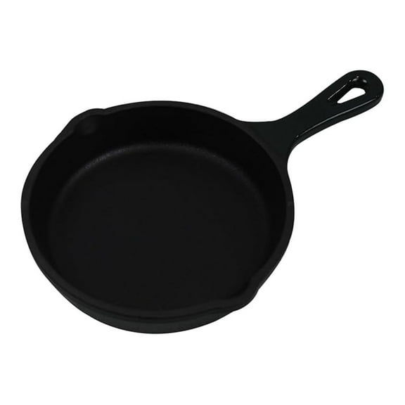 Cast Iron Enameled Cookware (Skillet 6", Bistro Green)