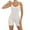 Gray, variant on Women Backless Bodysuit Short Jumpsuit Summer Casual Bodycon Shapewear Playsuit Strappy Sexy V Neck Cami Top Stretch Workout All in One Shorts Jumpsuits Yoga Rompers