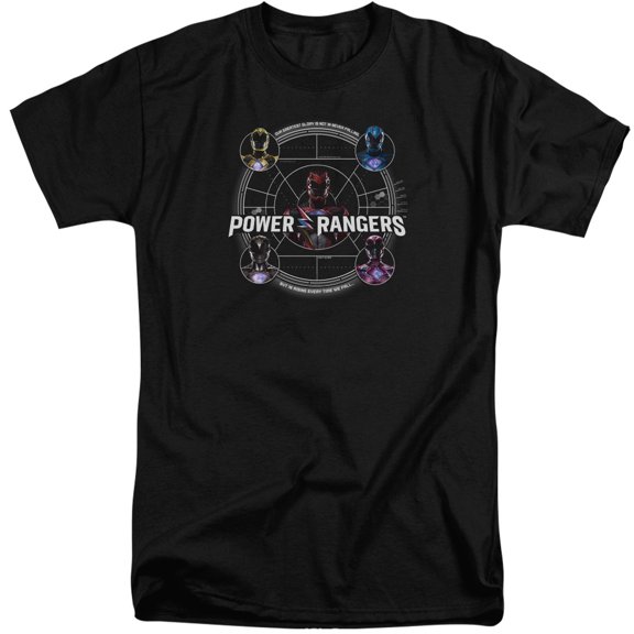 Power Rangers - Greatest Glory - Adult Unisex Short Sleeve T-Shirt - Black