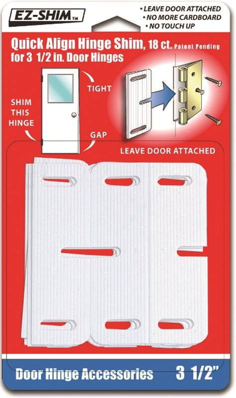 Shims 3 1 2in Hinge White Walmart Com