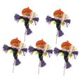 thumbnail image 3 of 5 piezas de adornos de bruja de Halloween con postes de inserción Decoración de Halloween para 14 cm morado, 3 of 9