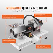 HCY Cabbing Machine, 6 1/4HP 1800rpm Efficient, Lapidary Rock Grinder Polisher With Lamp & Water Pump, Gem Faceting Machine, Rock Grinding Machine for Gem Jade Stone, Create Cabochons for Necklaces