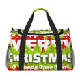 thumbnail image 1 of Easygdp Merry Christmas Bolsa de Gimnasio, Bolsa de Viaje Duffel, Bolsa de Fin de Semana con Compartimentos, Bolsa de Mano para Noche, 1 of 7