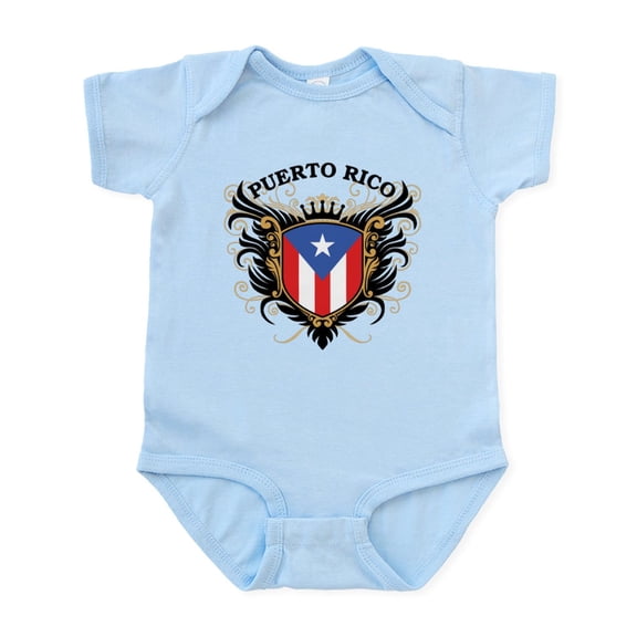 CafePress - Puerto Rico Infant Bodysuit - Baby Light Bodysuit, Size Newborn - 24 Months
