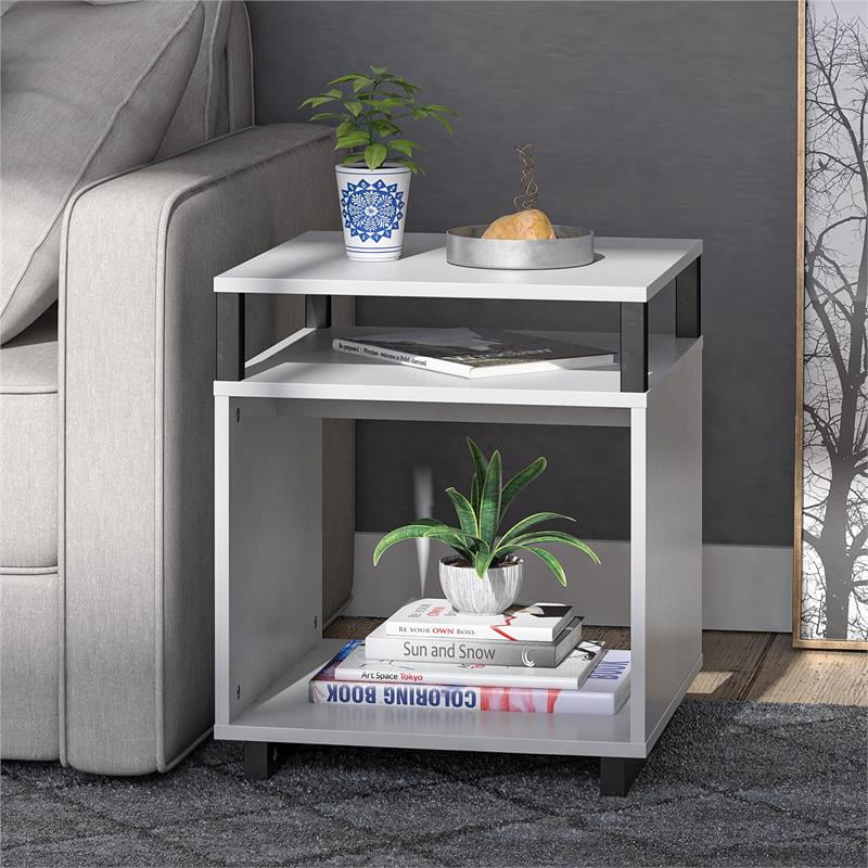 Ameriwood Home Mason End Table in Dove Gray