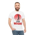 thumbnail image 5 of DJH Apparel | Funny LION Woods Knockoff Comical Athletic Unisex T-shirt, 5 of 7