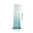 thumbnail image 3 of Kugisaki Gradient Curtains Sheer Curtain Semi Bedroom Curtains Rod Pocket Drapes Curtains for Living Room Bedroom, 3 of 6