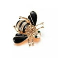thumbnail image 5 of HOOUN Fashion Crystal Enamel Insect Bee Brooch Pin Corsage Women Wedding Jewelry Gifts-#2, 5 of 6