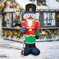thumbnail image 4 of Inflatable Cartoon Giant Snowman with LED Light for  Garden Party Decor, 4 of 9