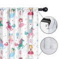 thumbnail image 4 of Blackout Kids Curtains,Fairy Tale Princess Unicorn Pattern Childrens Insulated Curtains Set Of 2,Bedroom Essentials,Toddler Room Decor 42"x54", 4 of 5